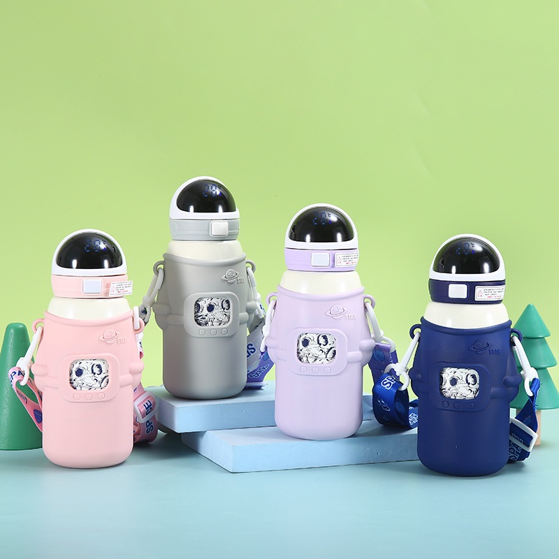 Cartoon Astronaut Intelligent Temperature Display Bounce Portable Rope 316 Stainless Steel Insulation Cup – Vacuum Flask and Vacuum Cup price