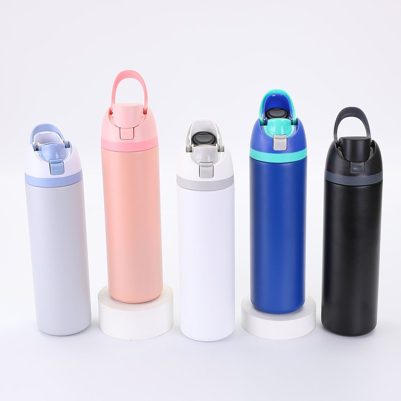 Customize Logo 19oz, 24oz, 32oz Double Wall Stainless Steel Insulated Tumbler Powder Coated Sports Water Bottle with Straw – Stainless Steel Water Bottle and Stainless Water Bottle price