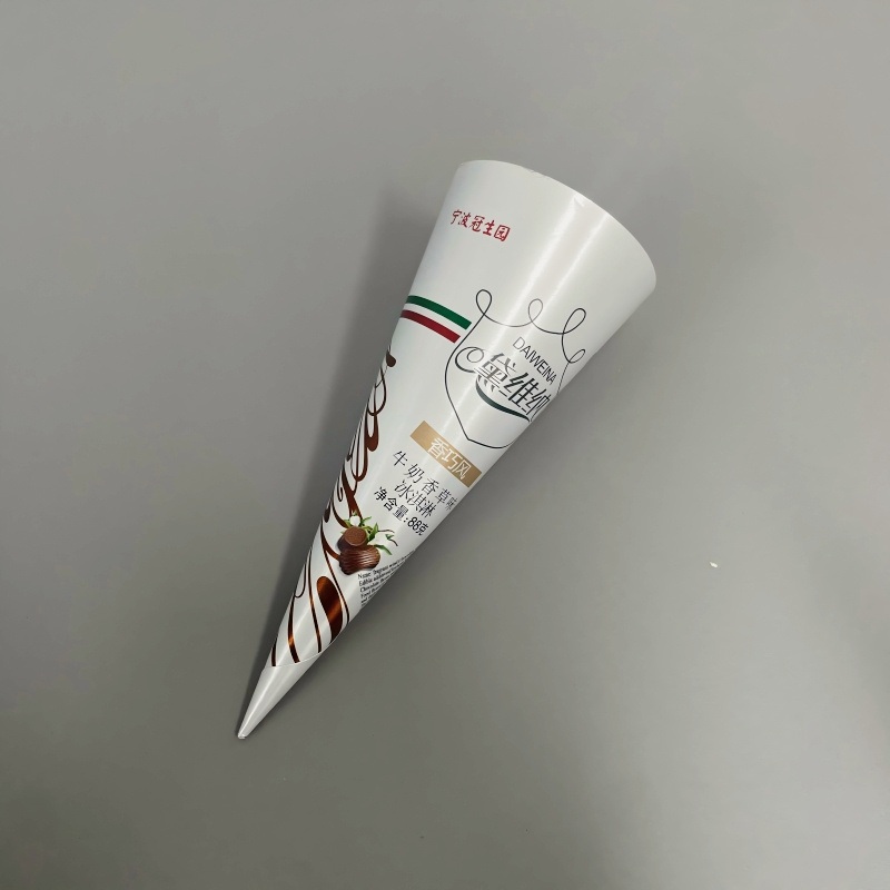 Food Grade Cardboard Ice Cream Sleeve Cone Cup Wrapping Holder Gelato Cone Sleeves Paper Cup – Ice Cream Cone Sleeves and Food Grade Paper Sleeves price