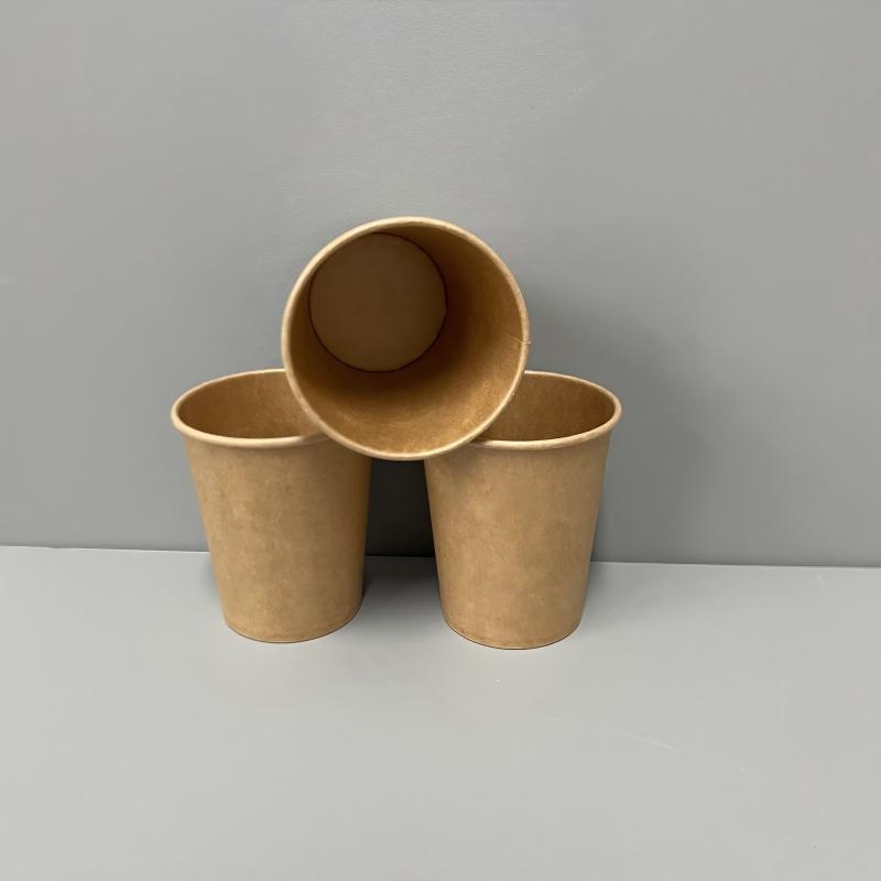 Kraft Paper Cups Brown Disposable Paper Coffee Cups for Hot/Cold Beverage Party Home Office Paper Cups – Disposable Paper Coffee Cups and Paper Coffee Cups for Party price