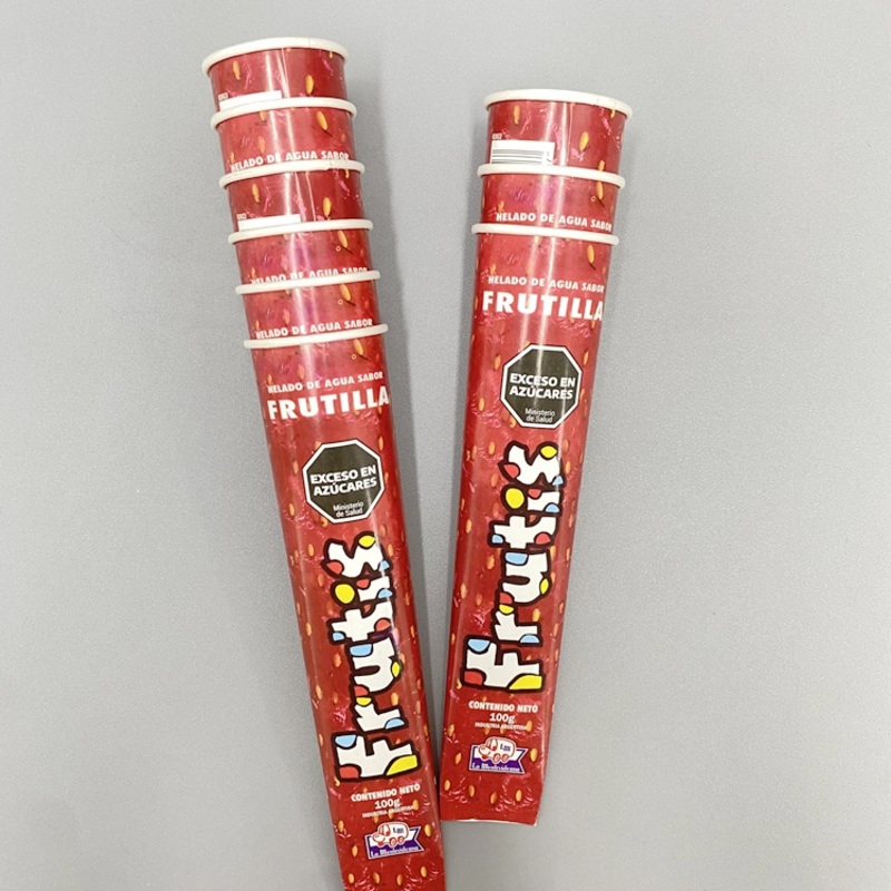Wholesale Custom Food Grade Ice Lolly Squeeze Paper Cup Ice Cream Calippo Tube – Ice Cream Squeeze Cup and Squeeze Ice Cream Paper Cup Calippo Tube price