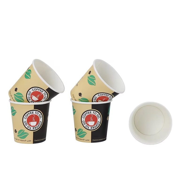 4 Oz Different Volume Coffee Cup Custom Print Logo Single Wallpaper Cup – Hot Drink Paper Cups and Custom Logo Paper Cups price
