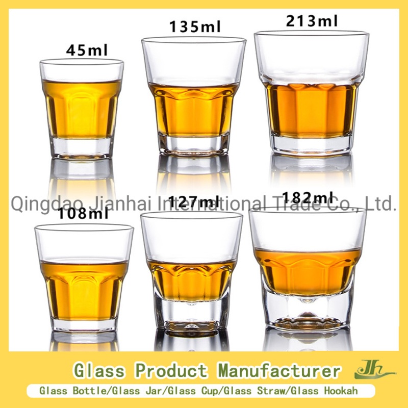 40ml, 50ml, 100ml, 120ml, 150ml, 250ml, 350ml, 450ml Round, Square, Octagonal Beer Glass Cup – China Glass Cup Factory and Double Wall Glass Cup price