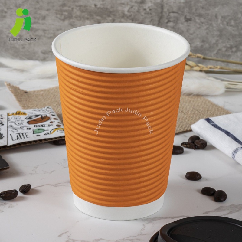 4oz/8oz/12oz/16oz/20oz Hot Drink Disposable Coffee Ripple Wall Paper Cups Manufacturer – Paper Cup and Ripple Wall Cup price
