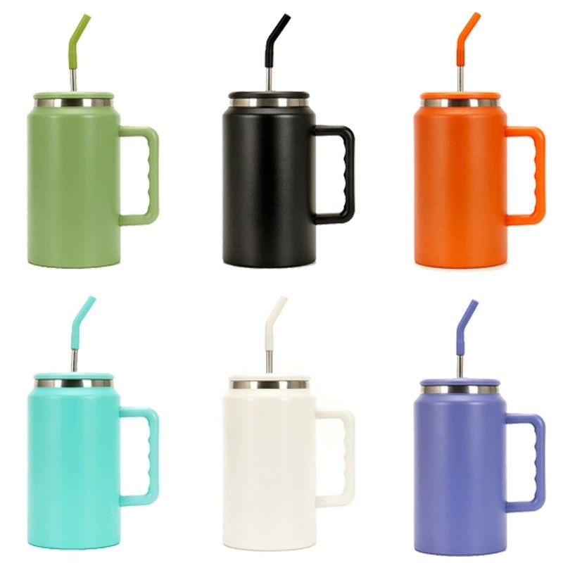 50oz Insulated Stainless Steel Water Bottle with Handle and Straw Lid – Stainless Steel Water Bottle and Insulated Water Bottle price