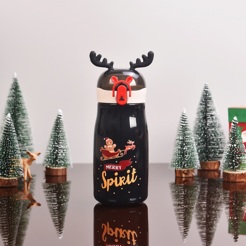 Creative Stainless Steel Christmas Elk Buckle Insulated Cup – Vacuum Flask and Vacuum Cup price