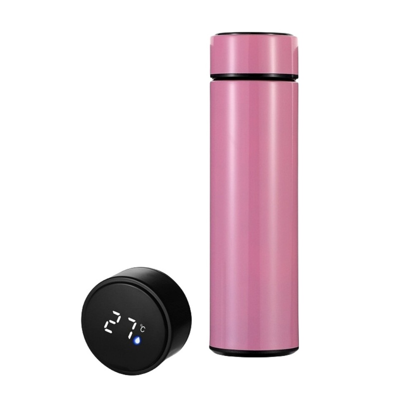 Inteligente Termo Digital Bottle Stainless Steel LED Smart Temperature Display Thermal Flask Cup Water Bottle with Tea Strainer – Inteligente Termo Digital Bottle and Thermal Flask Cup price