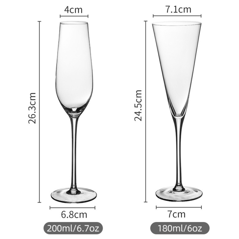 Light Luxcury Branded Lead-Free Crystal Wedding Wine Flutes Wedding Champagne Glasses for Party – Wine Flutes and Wedding Wine Flutes price