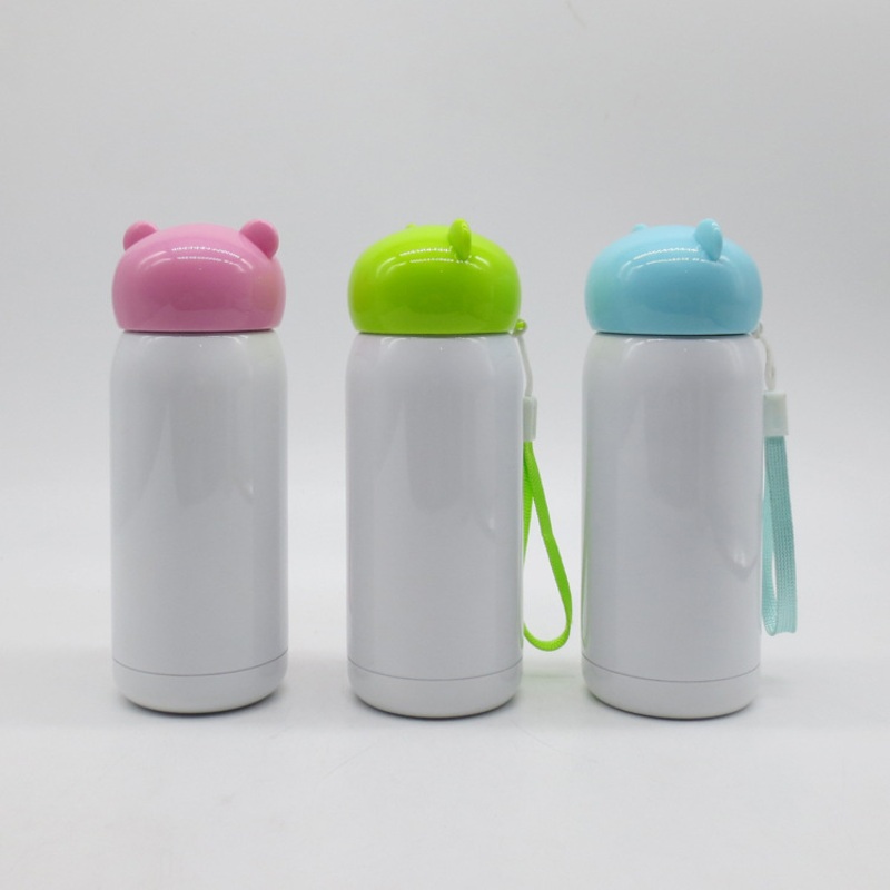 Portable Children Cartoon Little Bear Pig Double-Layer Insulated Cup Lifting Rope – Vacuum Flask and Vacuum Cup price