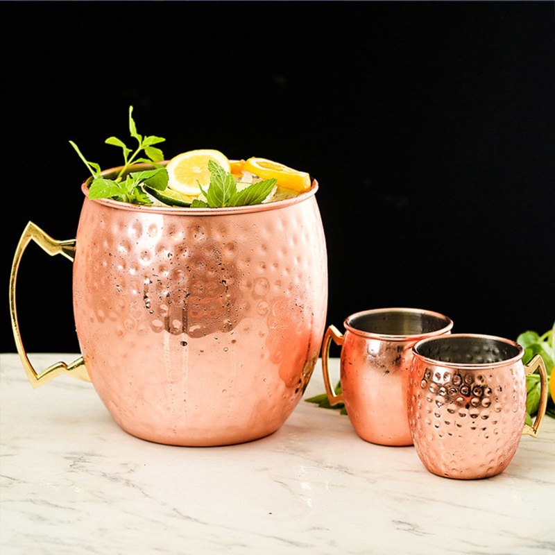 Stainless Steel Engraved Beer Drinking Hammered Cups – Stainless Steel Moscow Mule Mug and Moscow Mule Mug price