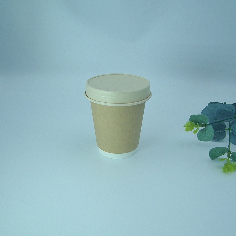 Wm552 PLA Coated 8oz Factory-Direct Double Wall Paper Cups Made in China with Paper Lid Cpla Lid – Hot Cup and Coffee Cup price