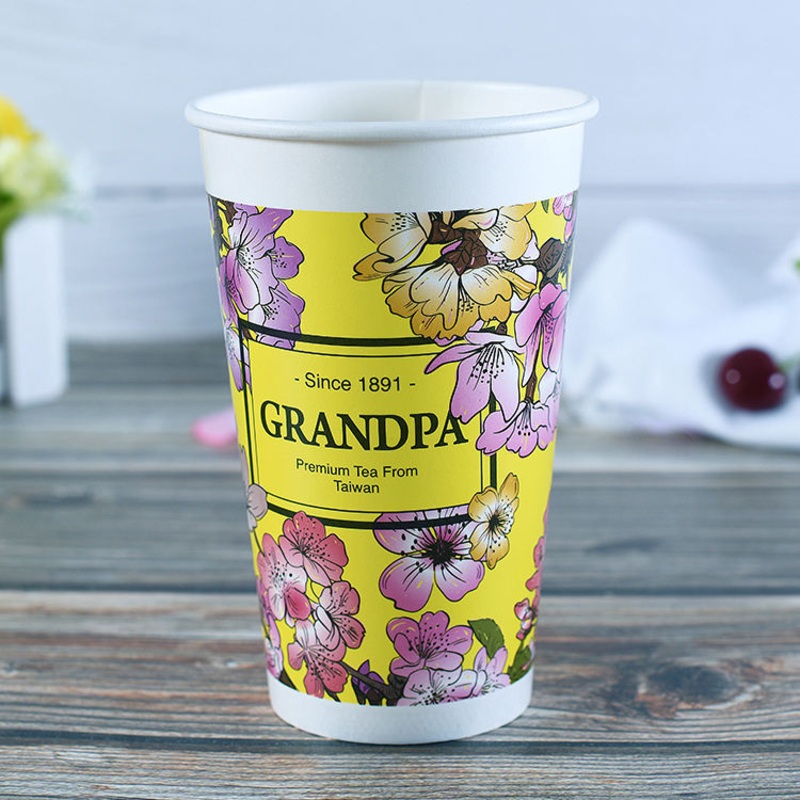 12 Oz 16 Oz UV Printing Paper Cup with Double PE Coated for Cold Drink Bubble Tea Coffee – Paper Cup and Coffee Cup price