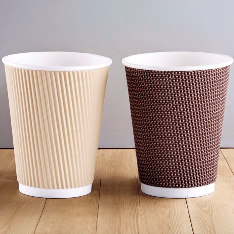 12 Oz Disposable Corrugated Wall Coffee Paper Cup Tea Cup – Disposable Cup and Disposable Paper Cup price