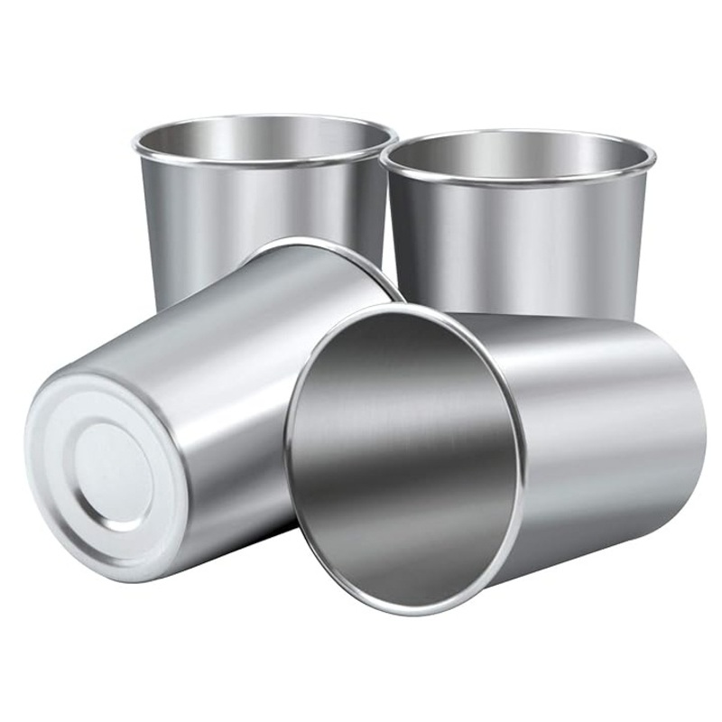 12oz New Sliver Metal Water Drinking Stainless Steel Cup for Bar Home Mastermind South Island Threlfall – Stainless Steel Cup and Metal Cup price