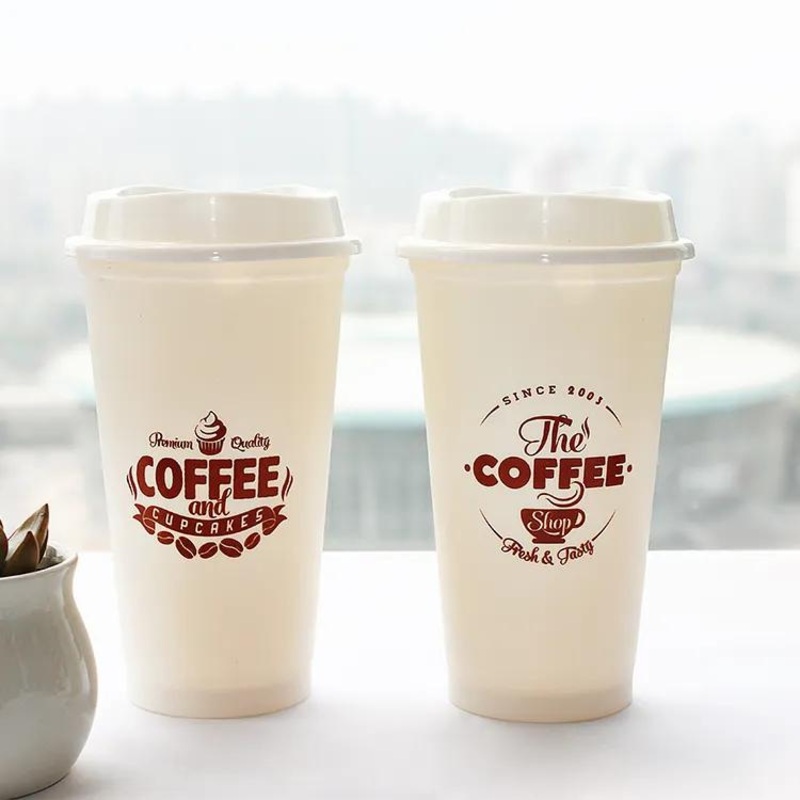 BPA Free Unbreakable Reusable Plastic Cup for Coffee Shop – Plastic Cup and Coffee Cup price