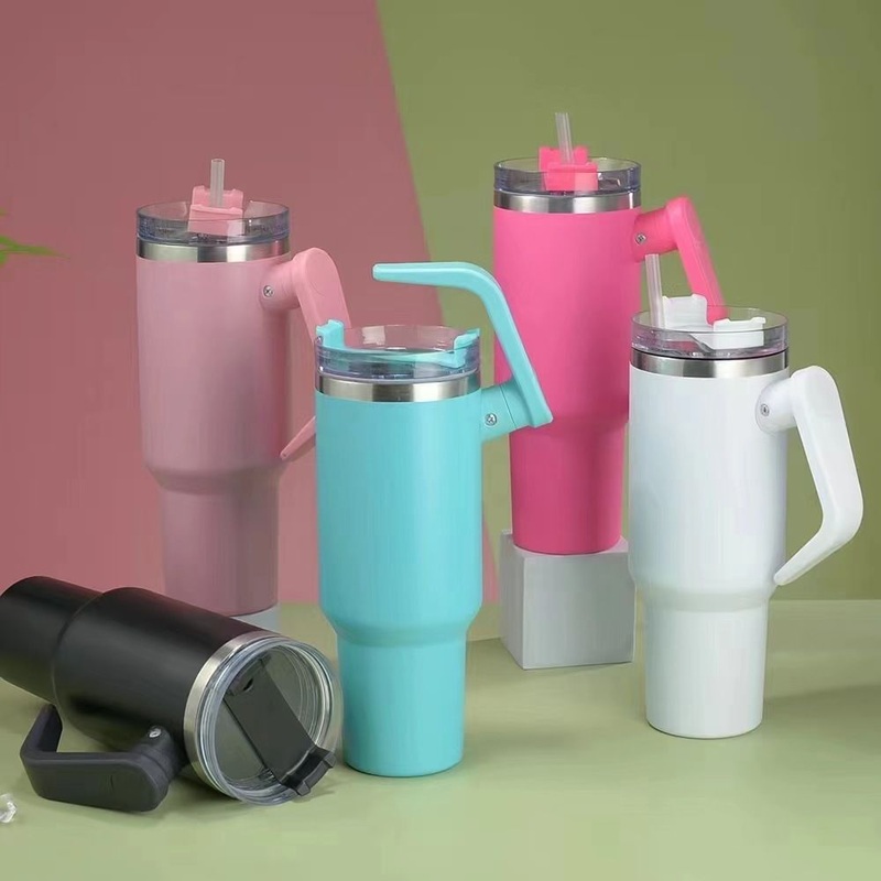 Ds-8824 2024 New 30oz 40oz Creative Rotating Handle Stainless Steel Ice Cup Multi-Functional Outdoor Sports Thermos Cup – 2024 Amazon Hotsale Tumbler – Bottle and Water Bottle price