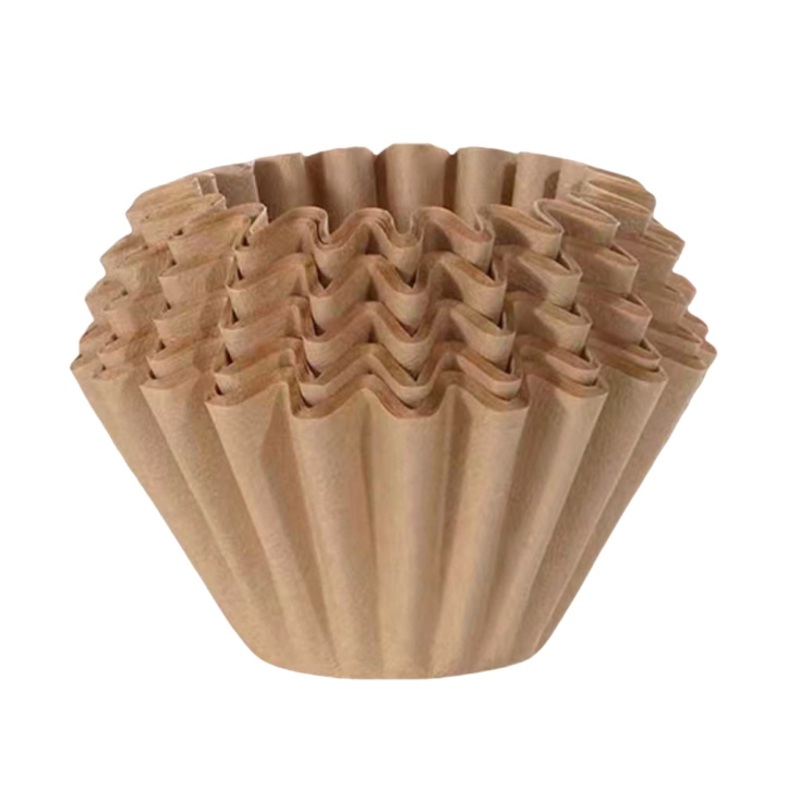 High Quality 13 X 5 Inch Natural Color Disposable Coffee Boxes Stand Cup Cake Paper Unbleached Pure Wood Pulp – Coffee Filter and Basket Shape Coffee Filter price