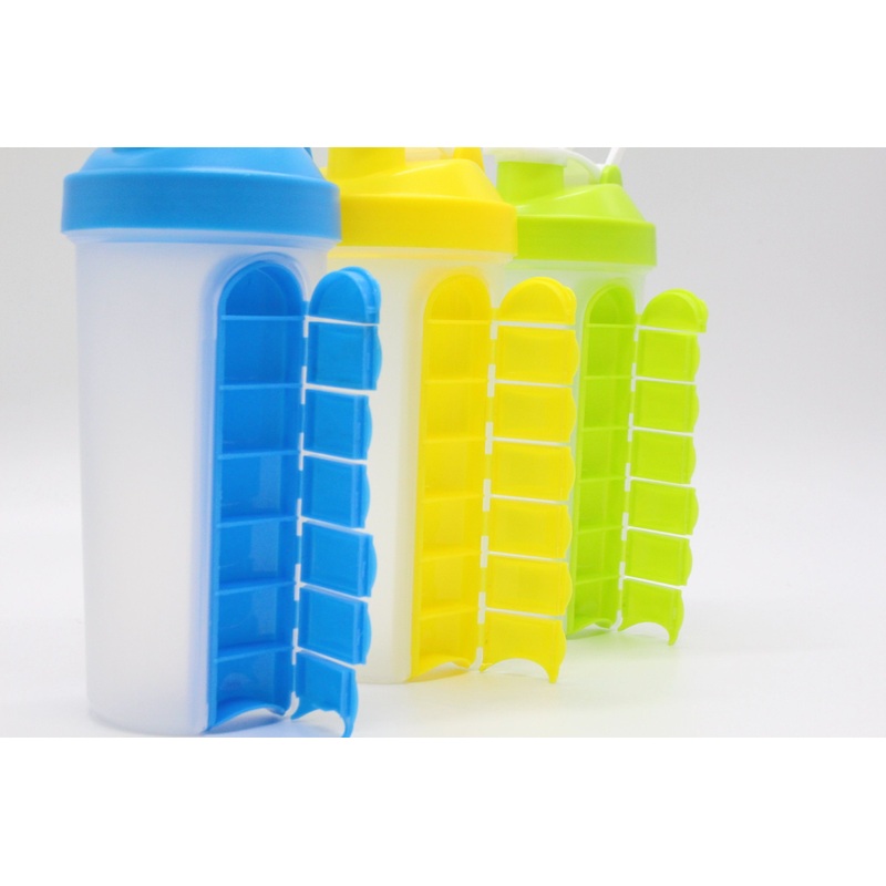 Hot Sale Creative Plastic Pill Case Water Bottle Sport 700ml Shaker Water Bottle – Sport Water Bottle and Drinking Bottle price