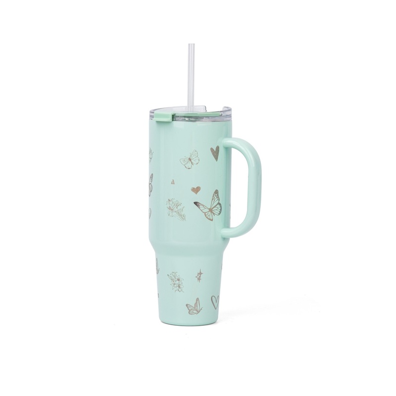 Non-Lead 40 Stanleys Tumbler Wholesale Double Wall 304 Stainless Steel Beer Mug Hot Sale Reusable Travel Coffee Mug Customized Outdoor Sports Insulated Tumbler – Tumbler and 40oz Tumbler with Handle price