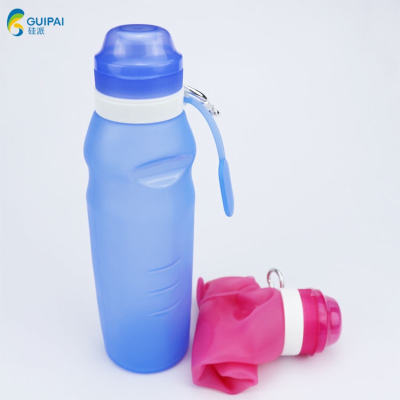 Promotion Gifts Outdoor Portable Leak Proof 600ml Kids Silicone Folding Collapsible Drink Water Bottle Sports Travel – Water Bottle and Silicone Water Bottle price