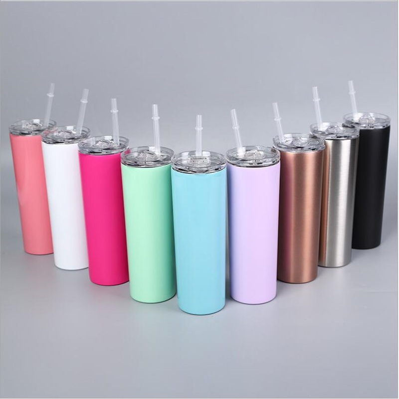 Skinny Tumbler Double Wall 18/8 Stainless Steel Travel Mug with Straw – Stainless Steel Travel Mug and Travel Mug with Straw price