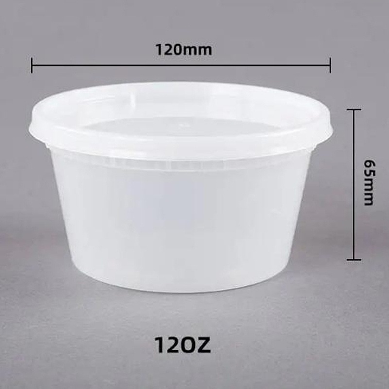12oz Disposable American Soup Cup Sealed Soup Cup with PE Lid – Disposable Soup Cup and Sealed Soup Cup price