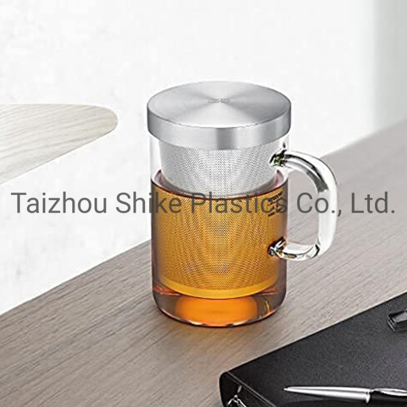 500ml Glass Tea & Coffee Cup Mug with Lid and Stainless Steel Infuser Heat Resistant, Easy to Brew and Clean – Glass Mug and Water Bottle with Infuser price