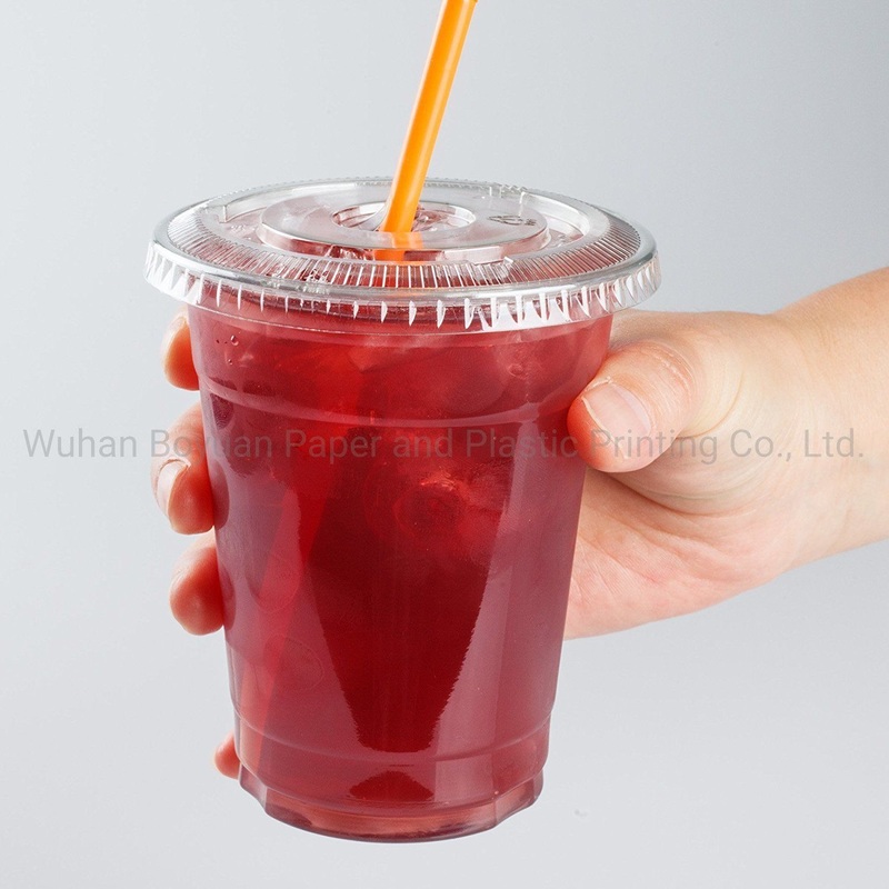 Disposable Customized Plastic Clear Juice Pet Cup with Dome Lid – Juice Cup and Plastic Smoothie Cup price