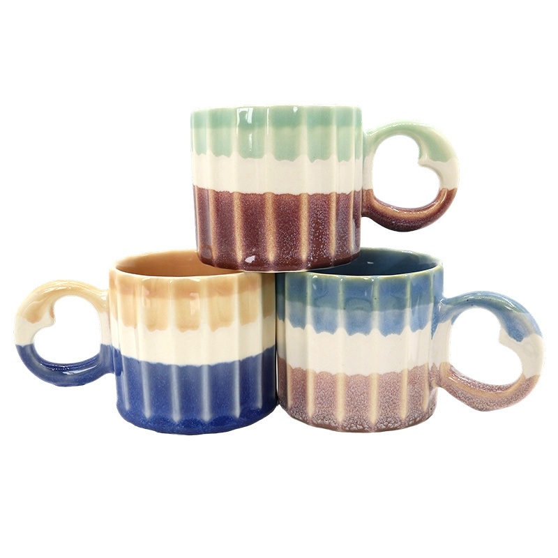 Heat-Resistant Juice Water Milk Office Kitchen Restaurant Drinkware Ceramic Vintage Coffee Mug – Vintage Coffee Mug and Coffee Ceramic Mug price