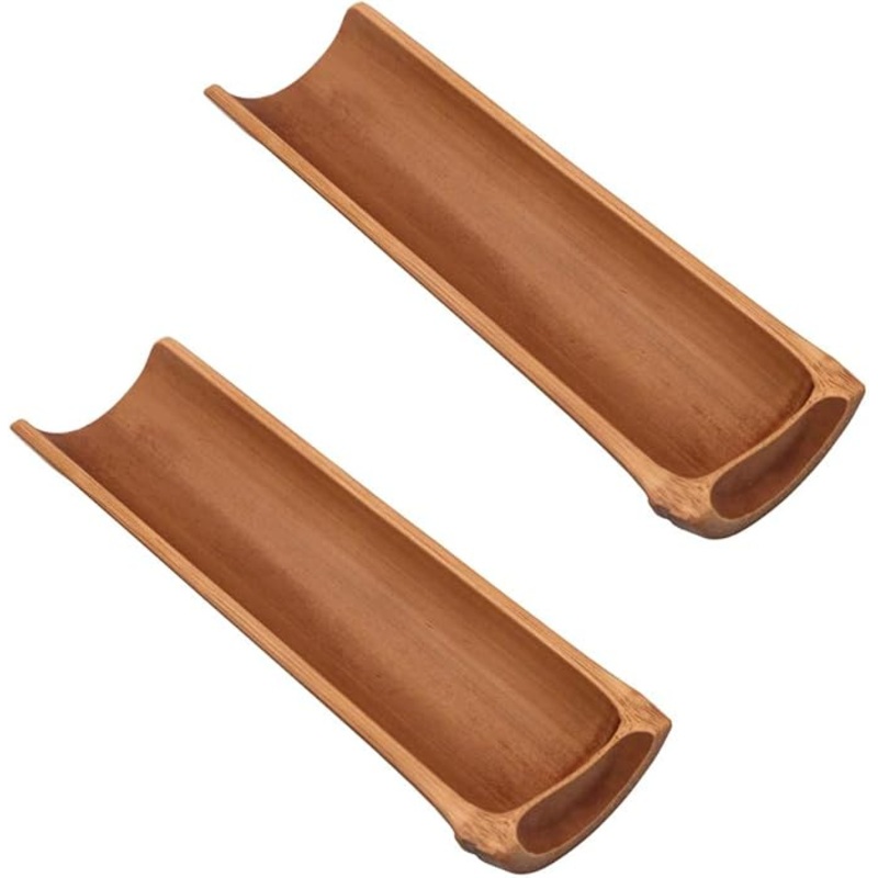 Japanese Handmade Tea Ceremony Utensils Brown Smooth Edge Natural Bamboo Tea Spoon, a Set of 2 Pieces – Ceramic Tea Set and Glass Tea Set price