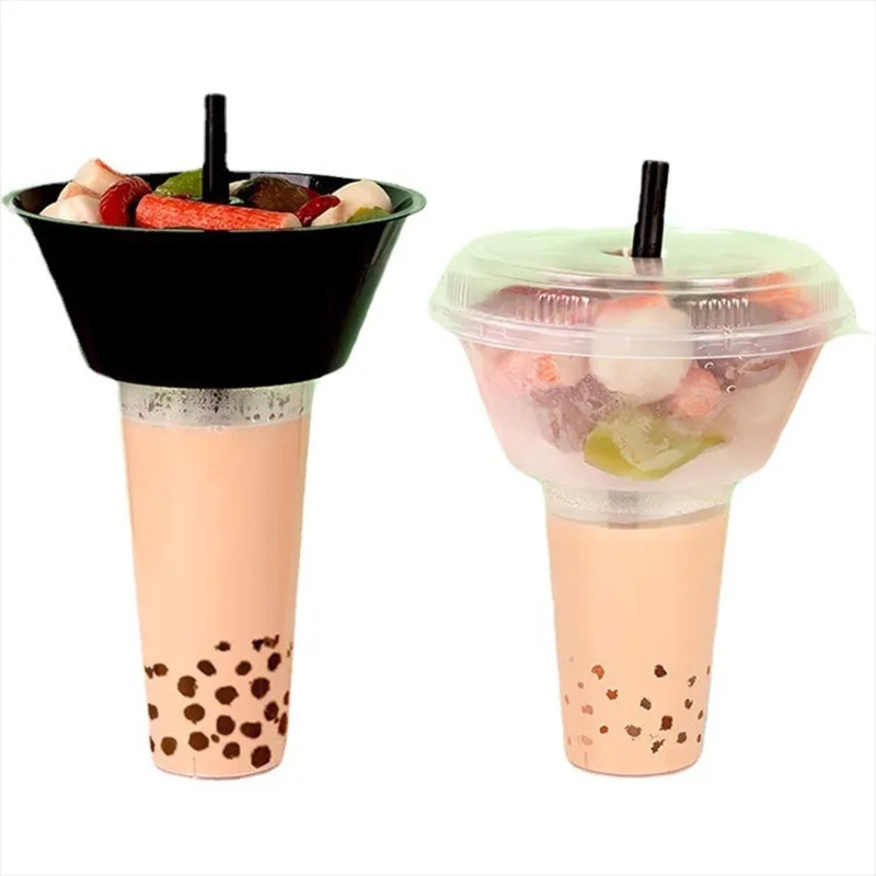 Plastic Portable Hot Pot Cup Custom PP Hard Plastic Cup Hot Pot Boba Cup – Hot Pot Cup and Hot Pot Boba Cup price