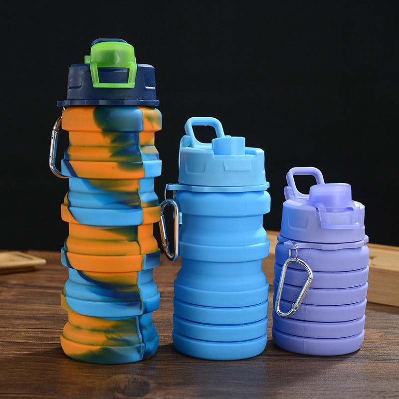 Silicone Folding Water Bottle Tea Cup Cycling Sports Kettle – Cycling Sports Kettle and Silicone Folding Water Cup price