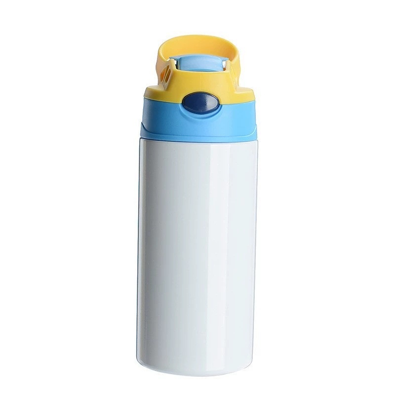 Stainless Steel Straight Body Sublimation Kids Sippy Cup White Water Bottle for Sport – Water Bottles for Kids and Stainless Steel Water Bottle price