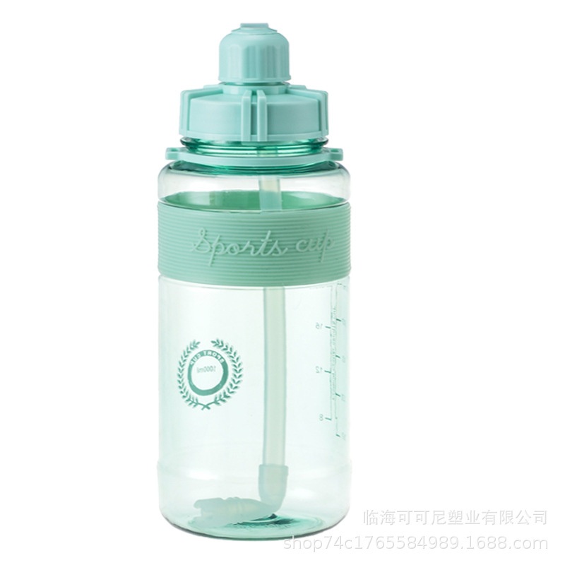 Water Bottle 2022 Hot Sale Super Large Capacity Plastic Cup Straws Men and Women Portable Outdoor Sports Summer Space Cup 600-2000ml – Dual Shaker Bottle and Plastic Shaker Bottle price