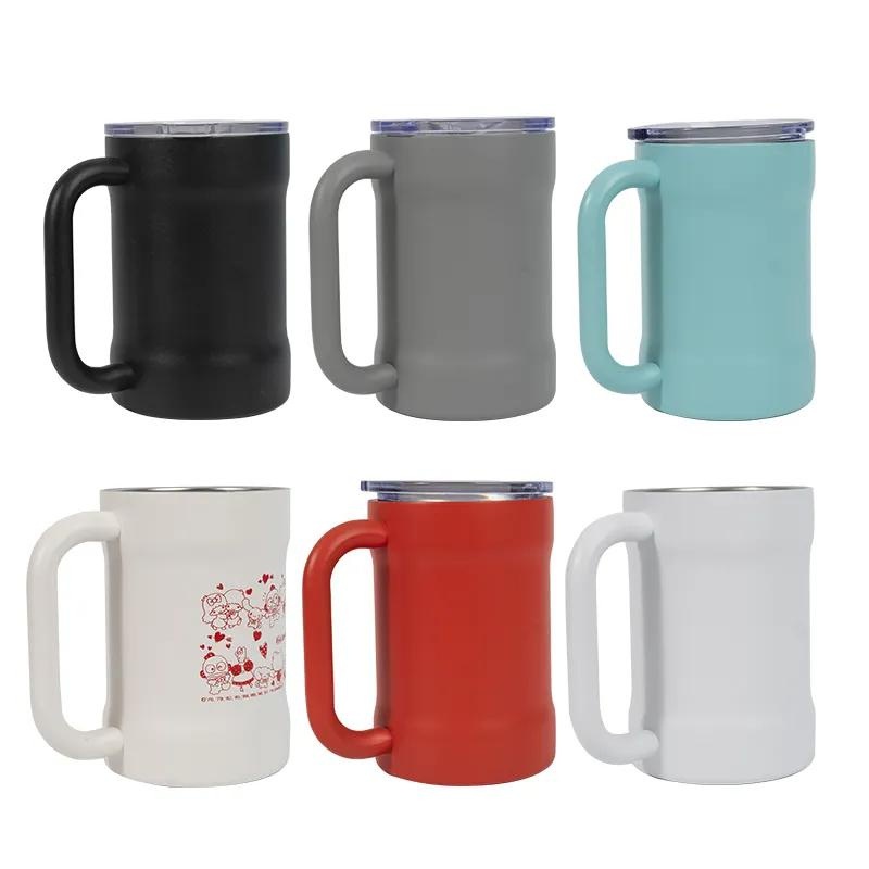 16oz Double Wall Vacuum Insulated Travel Coffee Mug Tumbler Stainless Steel Tumbler Cup – Custom Logo 16oz Double Wall Coffee Mugs and Travel Coffee Mug price