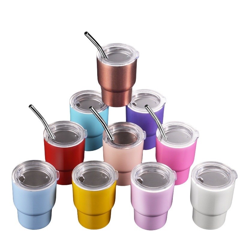 2oz Mini Small Miniature Wine Tumbler Shot Glass Stainless Steel Shot Glass Cute Espresso Tumbler – Wine Tumbler and Stainless Steel Shot Glass price