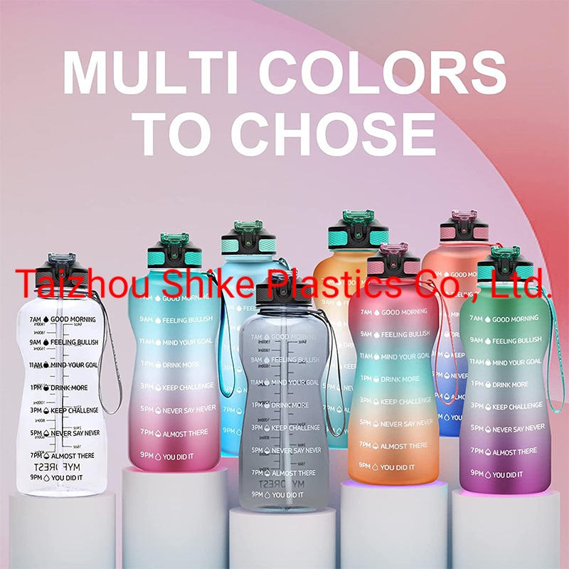 Best Price Transparent Convenient Plastic 2 Liter Water Bottle BPA Free Two Colors Gradient Water Bottle – Water Bottle and Travel Bottle price