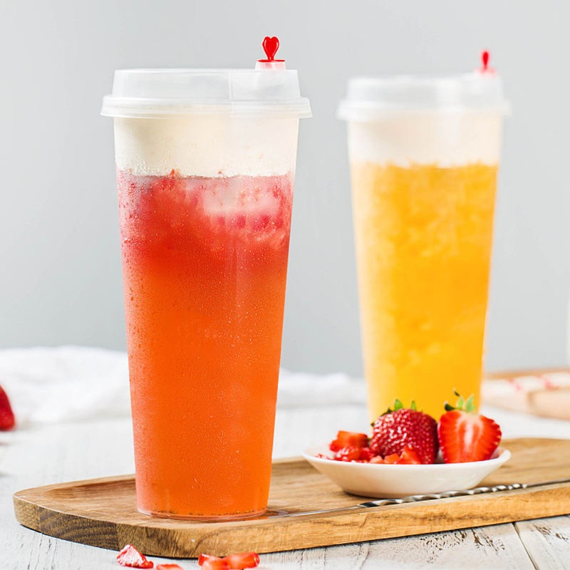 Custom Logo 8oz/16oz/24oz/32oz Frosted/Clear Bubble Tea Cup Juice Coffee Plastic PP Cup Disposable Plastic Cup with Lid – PP Plastic Cup and Plastic Recycle Cup price