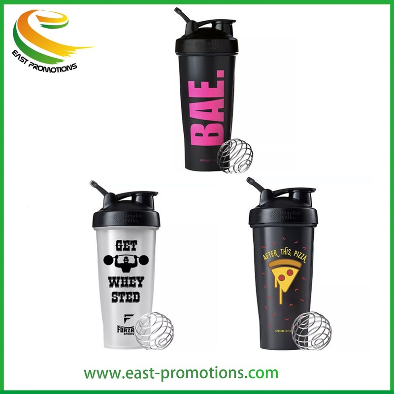 Custom Promotional 600ml Plastic Sports Drinking Water Bottle Gym Protein Shaker Bottle with Mixer Ball – Shaker Bottle and Plastic Shaker Bottle price