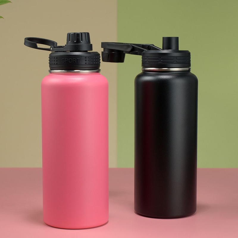 Customized Double Wall Large Capacity Insulated Stainless Steel Thermos 1 Litre Stainless Steel Flask Thermo Water Bottle with Lid – Water Bottle and Stainless Water Bottle price