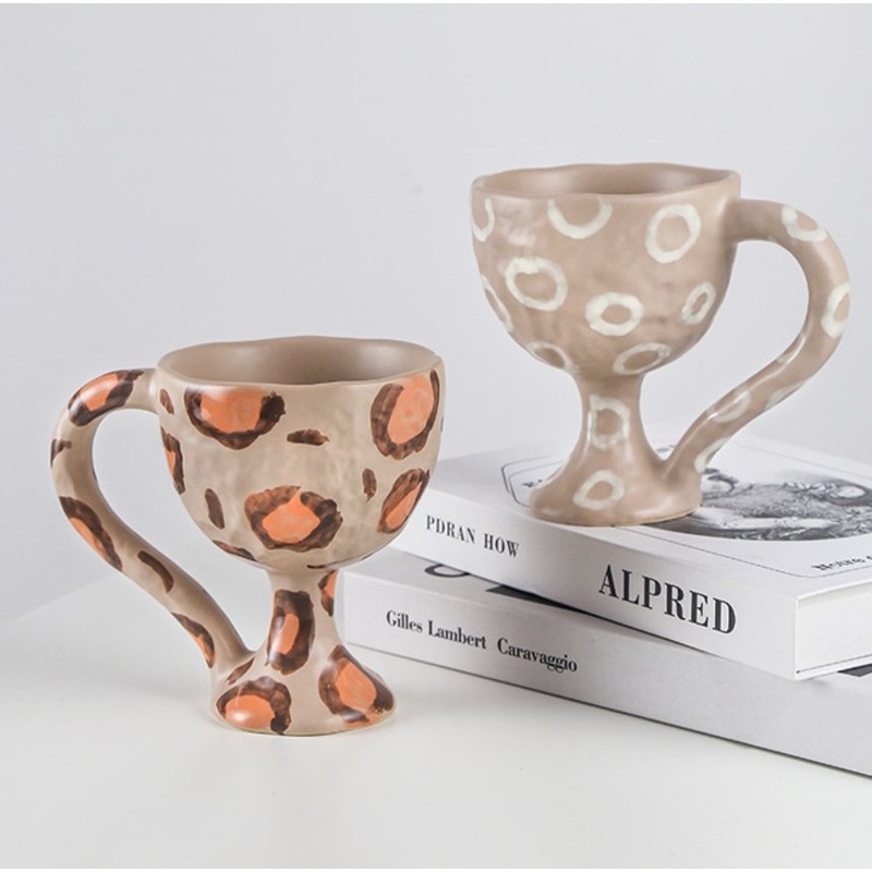 Drop Shipping Hand-Made Color Ceramic Wine Cup Hand Pinching Cup Snack Bowl Retro Dessert Ice Cream Cup Drink Mug – Ceramic Mug and Mugs Ceramic price