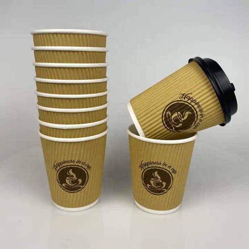 High Cost Performance Disposable Environmentally Friendly 10 Oz Corrugated Paper Cup – Ripple Coffee Cup and Ripple Wall Cup price