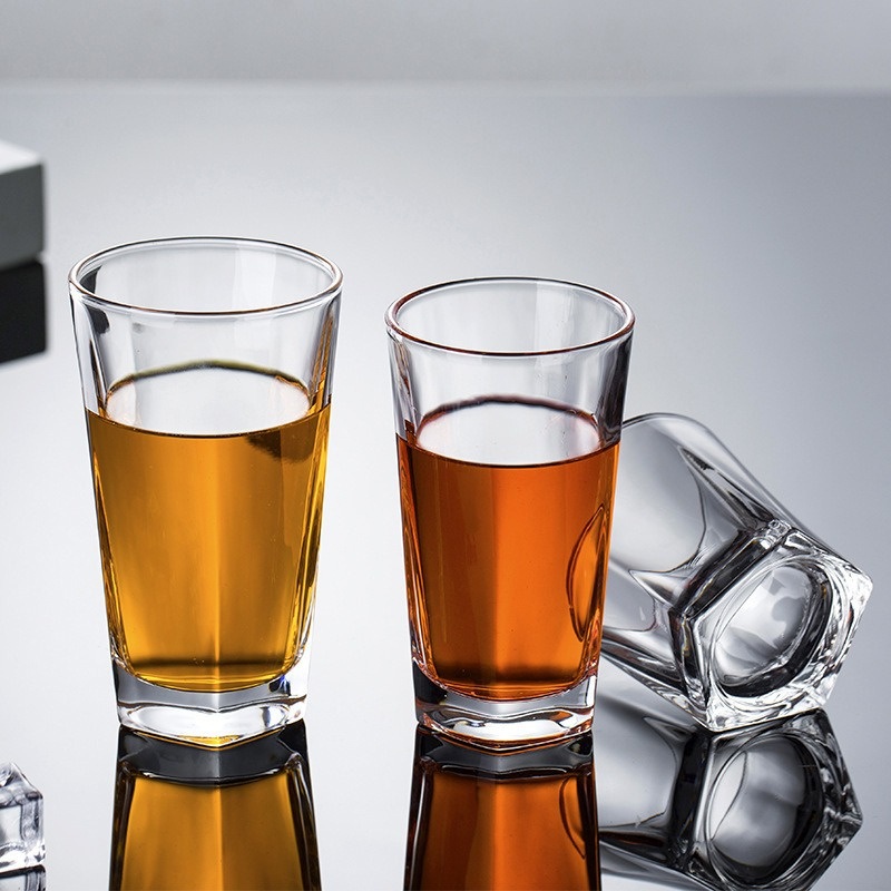 Hot Sale 170ml 200ml 250ml Clear Glass Water Cup Luxury Water Cup – Whiskey Cup and Coffee Cup price