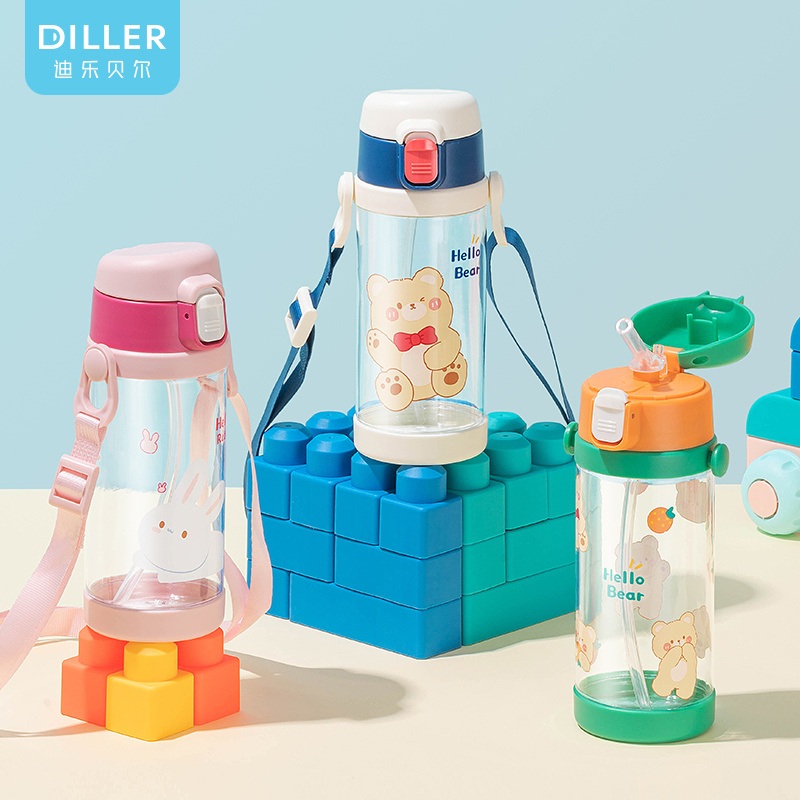 LFGB Approved Pink, Blue, Green None Color Box or White Shaker Plastic Water Bottle – Kids Water Bottle and Plastic Water Bottle price