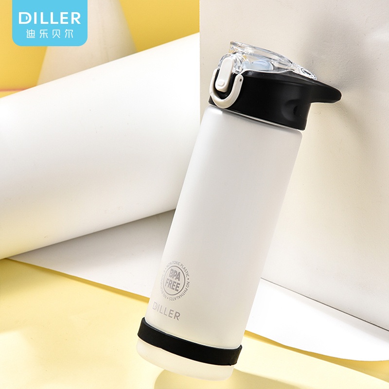 None White, Blue, Pink, Grey Color Box or White Silicone Water Bottle – Sport Bottle and Water Bottles Sport price