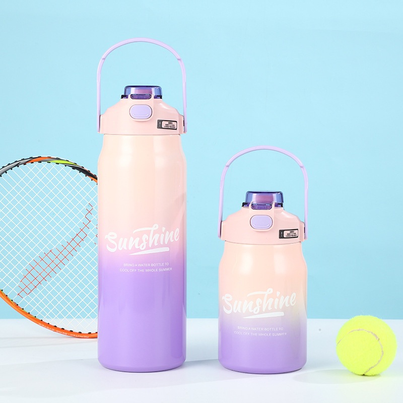 Outdoor Portable Large Capacity Gradient Handle 316 Stainless Steel Bouncing Double Drinking Cup – Vacuum Flask and Vacuum Cup price