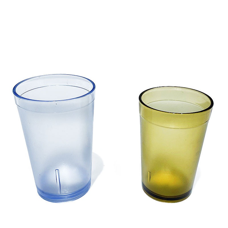 Plastic Polycarbonate PC Custom Logo Frosted Clear Unbreakable Beer Juice Drinks Tumbler Water Glass Tea Cup for Restaurant – Plastic Tea Cup and Polycarbonate Water Glass price