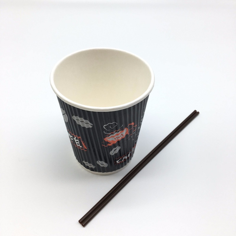 Wholesale Double Wall Paper Cup Ripple Wall Paper Cup for Coffee Drink – Paper Cup and Double Wall Cup price
