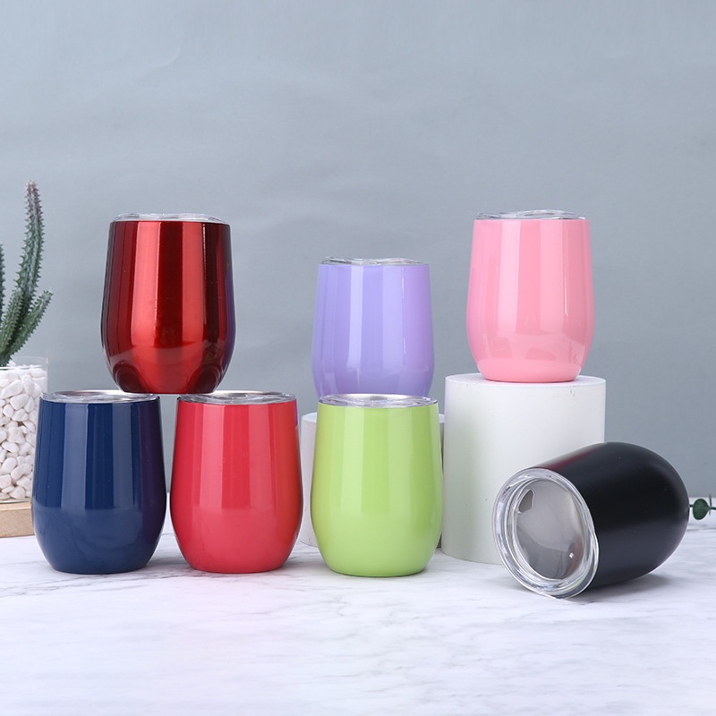 Wholesale Stainless Steel Wine Tumblers Cup with Lid for Coffee Egg Shape – Food Grade and Egg Bottle price