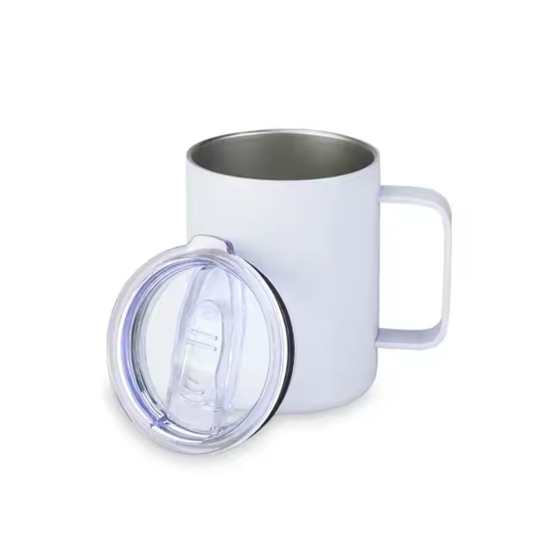 12oz Stainless Steel Vacuum Insulated Coffee Tumbler Mug with Handle for Sublimation – Stainless Steel Mugs and Travel Mug price